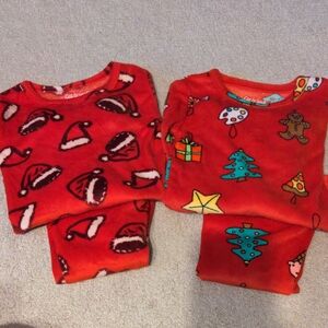 Cat & Jack Red Holiday Pajama Set